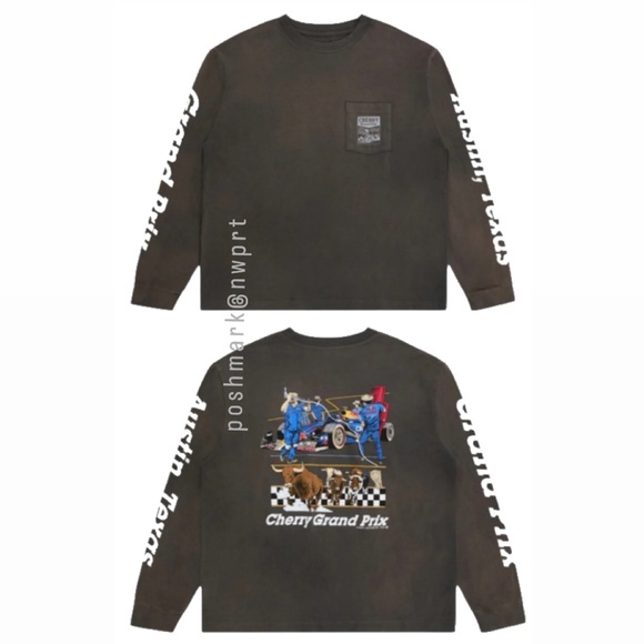 CHERRY LA 🏎️ Red Bull F1 Grand Prix Austin TX Los Angeles Faded Black Tee XS - Picture 3 of 16